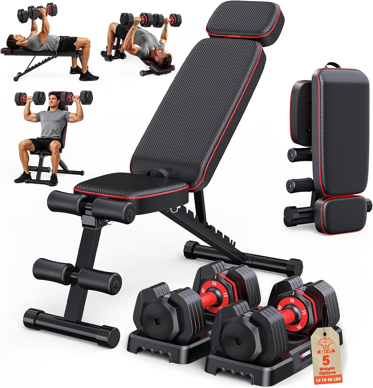 Dumbbell Set - Evde Kullanıma Uygun, Ayarlanabilir Dambıl Seti